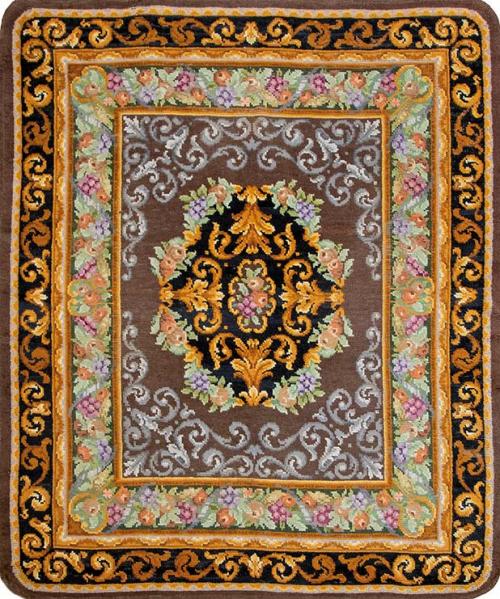  Alfombra española en lana años 40-50.