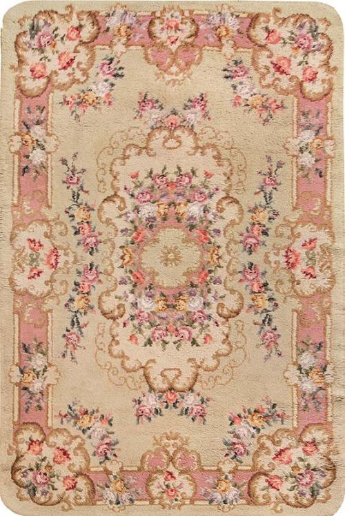  Alfombra española en lana h. 1950-60.