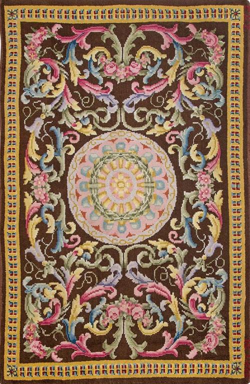  Alfombra española de Fábrica Nacional de Tapices Madrid 1933 firmada