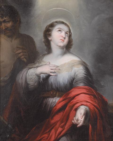 Lote 0110
JOSÉ GUTIÉRREZ DE LA VEGA - Santa Catalina de Alejandría