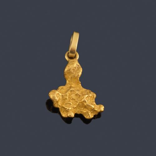  Colgante pepita de oro.