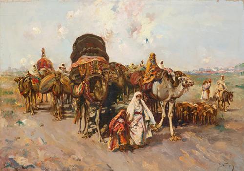  JOSÉ NAVARRO LLORENS - Caravanas en el desierto
