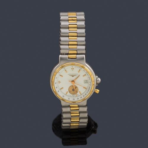  LONGINES Conquest nº 22115028 de señora con caja y brazalete.