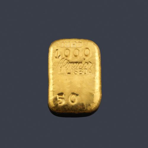  Lingote de 50 grs en oro de 24 K.