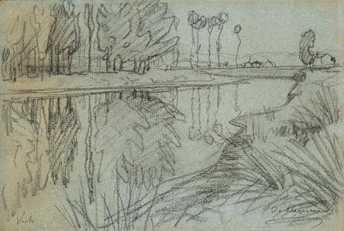  DIONIS BAIXERAS VERDAGUER - Paisaje de Vic