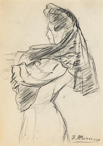  FRANCISCO ITURRINO - Mujer con mantilla