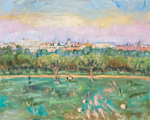  FRANCISCO SAN JOSÉ - Panorámica de Madrid. (Desde la Pradera de San Isidro)