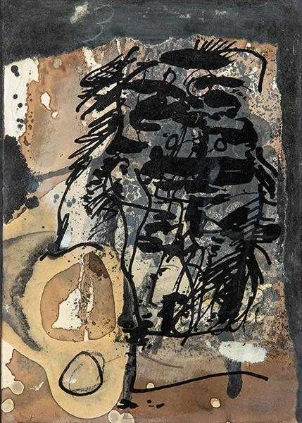 Lote 0418
ANTONI CLAVE - Guerrier Noir et Ocre