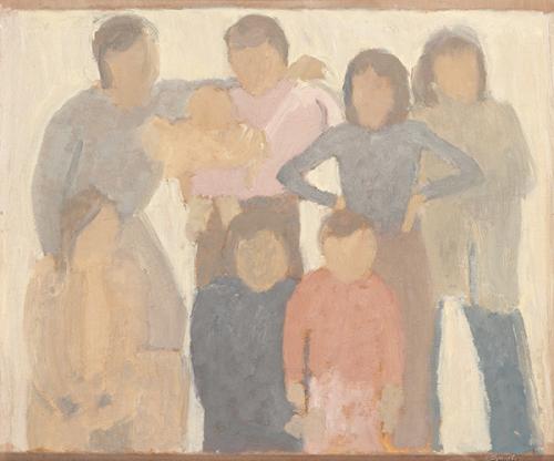 Lote 0460
JUAN JOSE AQUERRETA - Sin título. (La familia)