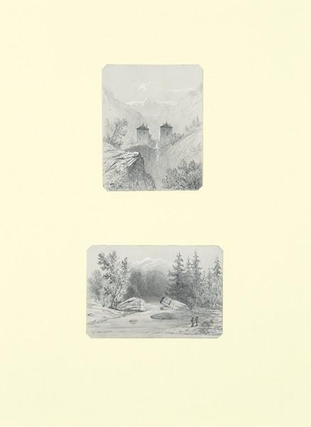  EDUARDO ZAMACOIS - Pareja de paisajes