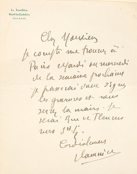  DOCUMENTO - Maurice de Vlaminck