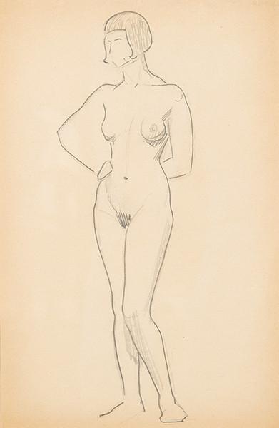  ESCUELA ESPAÑOLA S. XX - Desnudo