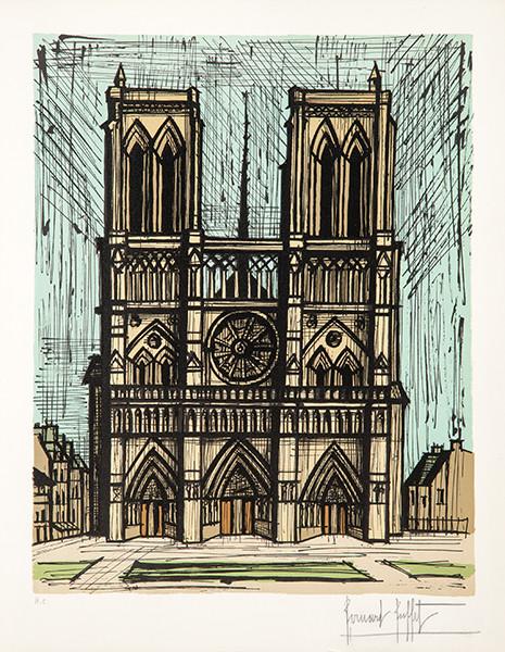  BERNARD BUFFET - Notre Dame de París