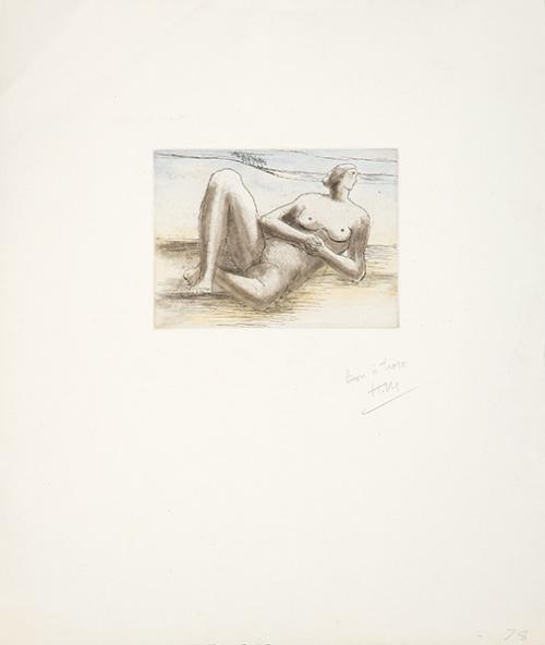  HENRY MOORE - Reclining Figure 8