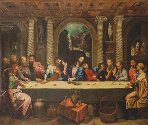  ESCUELA ESPAÑOLA S. XVII - La Última Cena