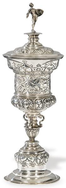  Copa alemana de plata con tapa