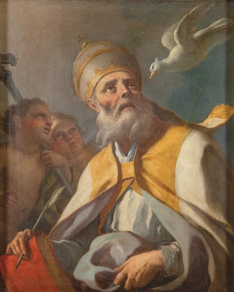  ATRIBUIDO A FRANCESCO DE MURA - San Gregorio Magno