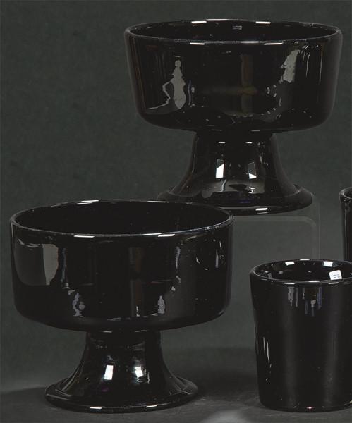  Pareja de centros de mesa de cristal de Gordiola