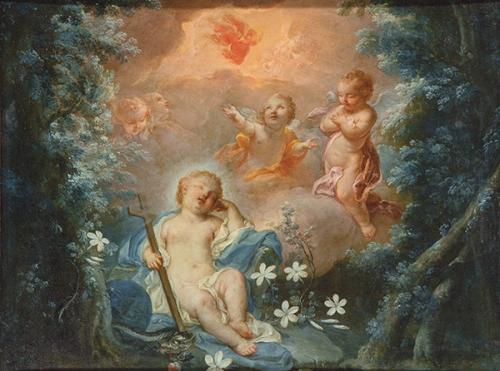  ESCUELA ITALIANA S. XVIII - Ego dormio, Cor meum vigilat