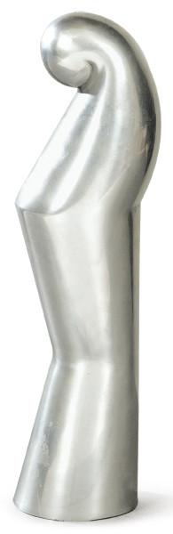  Martin SZEKELY (1956)
"Bougeoir" (1992)  editada por ARDY
Escultura en aluminio con firma y fecha grabadas en la base
Reproducido en la página 48 del catálogo