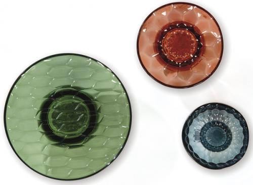  Patricia Urquiola (1961) para Kartell
Conjunto de tres colgadores Jellies de tamaños y texturas diferentes, inspirados en la colección del mismo nombre.