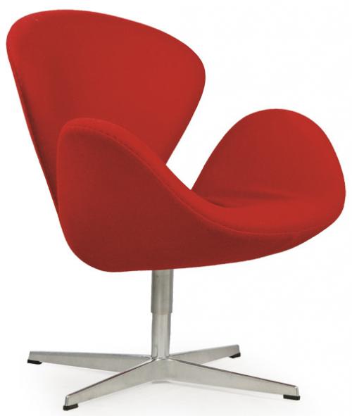  Arne Jacobsen (Conpenhague, 1902-1971) para Fritz Hansen
Butaca Swan (Swan Chair), diseñada en 1958 para el vestíbulo y el salón del SAS Royal Hotel en Copenhague.