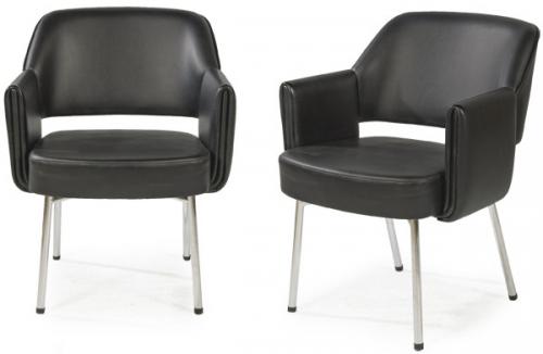  Marc & Pierre Simone para Airbone, en España distribuidas por Maga. Pareja de sillas Deuville, 1.962