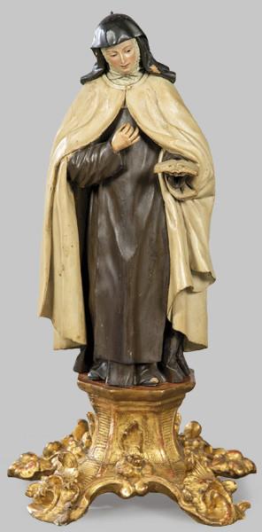  Santa Teresa de madera tallada S. XVII