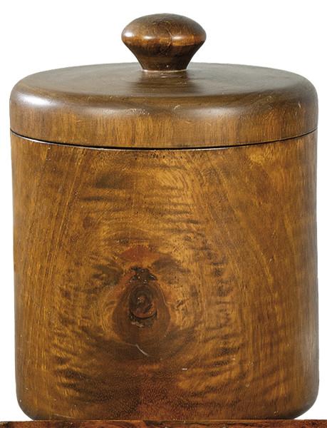  Cubitera de madera de olivo h. 1970.