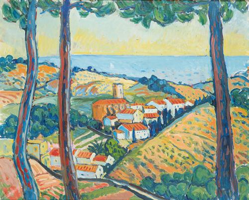 Lote 0310
JAUME CARBONELL - Paisaje catalán