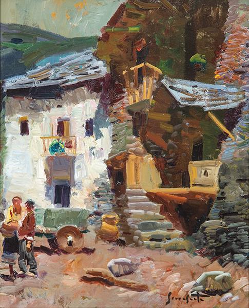  JOSEP SERRASANTA - Casa en el pueblo