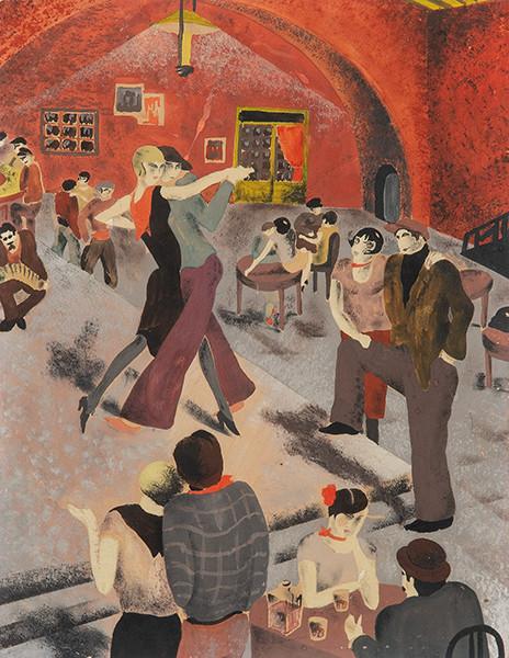  ESCUELA FRANCESA S. XX - Noche de baile