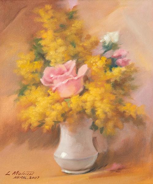  LUIS MOLINA SÁNCHEZ - Jarrón con flores