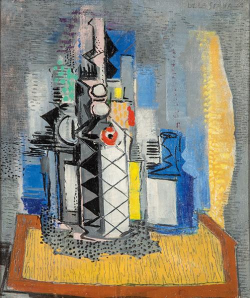  ISMAEL DE LA SERNA - Naturaleza muerta con botella