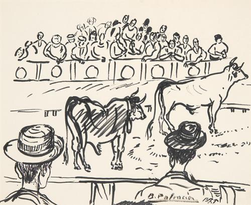  BENJAMÍN PALENCIA - Escena taurina