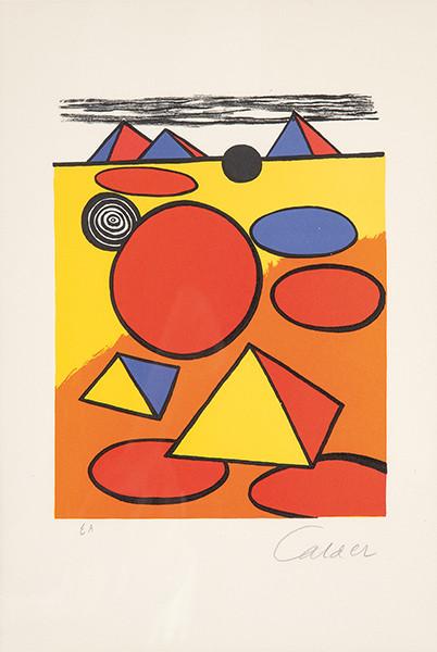  ALEXANDER CALDER - Pyramids & Circles