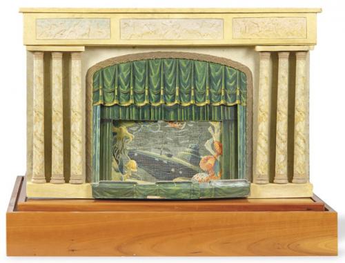  Escenario teatral para la obra "La Madre" 1958 de El Teatro de los Nños patentado por CB Naulart editado por IG Seix & Barral Herms. S. A. Barcelona.