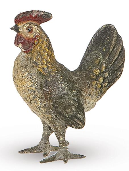  "Gallo" en bronce policromado, Viena h. 1900