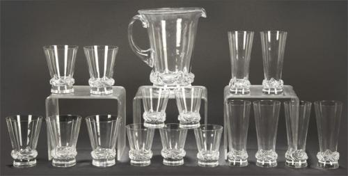  Cristalería francesa de Daum en cristal transparente.