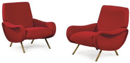  Marco Zanuso (1916-2001) para Arflex
Pareja de butacas modelo Lady