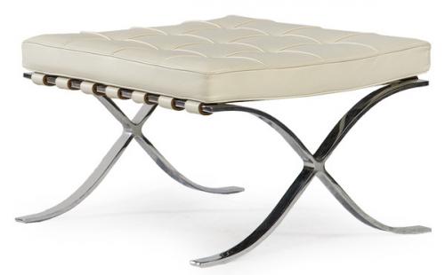  Ludwig Mies Van Der Rohe (1886 - 1969) para Knoll
Taburete Barcelona