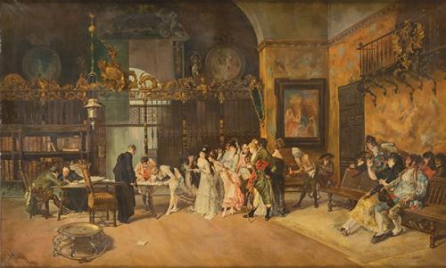  COPIA DE MARIANO FORTUNY Y MARSAL S. XIX - La Vicaría