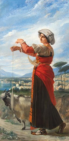  VICENTE PALMAROLI - Campesina napolitana