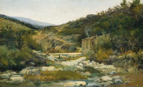 Lote 0124
JOSÉ LUPIAÑEZ Y CARRASCO - Paisaje del Guadarrama