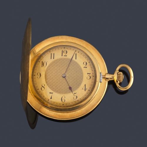  Reloj plano saboneta nº 11867 en oro amarillo de 18 K.