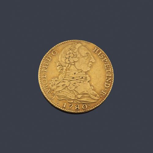  Carlos III 4 escudos Madrid 1780 PJ.
