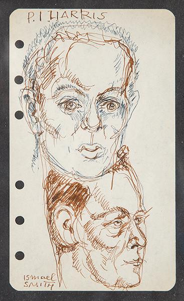  ISMAEL SMITH - Retrato de P.I. Harris