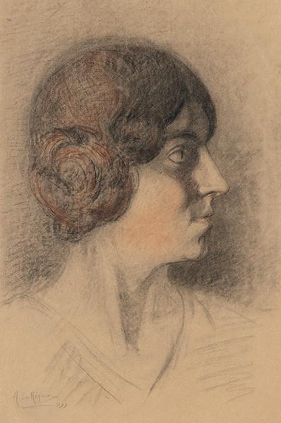 Lote 0030
ALEJANDRO DE RIQUER I YNGLADA, CONDE DE CASA DÁVALOS - Retrato de dama