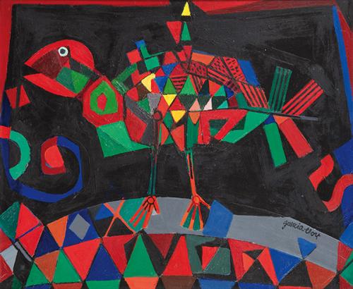 Lote 0522
JOSÉ MARÍA GARCÍA LLORT - Ocell Mosaic