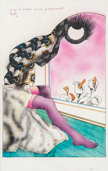  EDUARDO ÚRCULO - El ojo de O. Redon ilumina el firmamento